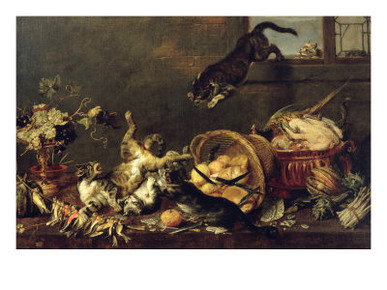Cats in a Larder